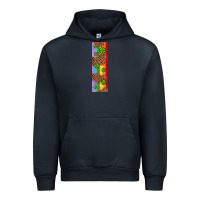 Navy St. Patrick's Day Western Shamrock Leopard Rainbow Urban Hoodie - Artiststas