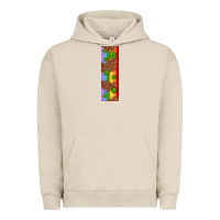 Pigment French Oak St. Patrick's Day Western Shamrock Leopard Rainbow Urban Hoodie - Artiststas