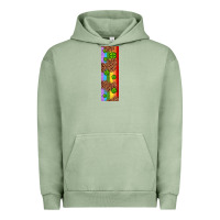 Pigment Oil Green St. Patrick's Day Western Shamrock Leopard Rainbow Urban Hoodie - Artiststas