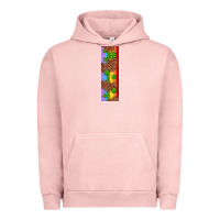 Pigment Salmon St. Patrick's Day Western Shamrock Leopard Rainbow Urban Hoodie - Artiststas
