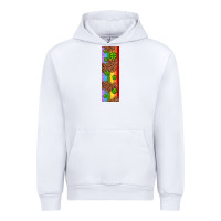 White St. Patrick's Day Western Shamrock Leopard Rainbow Urban Hoodie - Artiststas