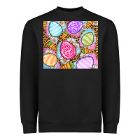 Easter Eggs Daisies Carrots Heavyweight Sweatshirt | Teevron