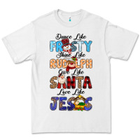 White Dance Like Frosty Shine Like Rudolph Give Like Premium Tee - MaliasSmallBusiness