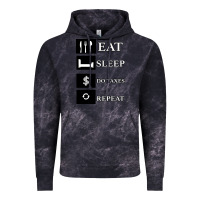 Cloud Black Tax Day Eat Sleep Do Taxes Repeat Gift Vintage Hoodie - Bettercallsaul