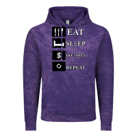 Cloud Purple Tax Day Eat Sleep Do Taxes Repeat Gift Vintage Hoodie - Bettercallsaul
