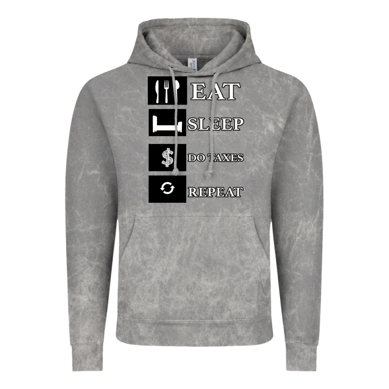 Tax Day Eat Sleep Do Taxes Repeat Gift Vintage Hoodie by Bettercallsaul | Teevron