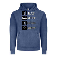 Vintage Denim Tax Day Eat Sleep Do Taxes Repeat Gift Vintage Hoodie - Bettercallsaul