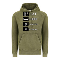 Vintage Olive Tax Day Eat Sleep Do Taxes Repeat Gift Vintage Hoodie - Bettercallsaul