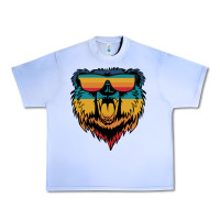 Grape Ice Retro bear Urban Heavy Tee - Bettercallsaul