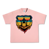 Salmon Retro bear Urban Heavy Tee - Bettercallsaul