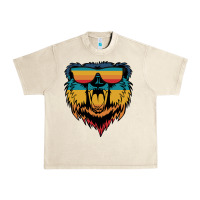 Sandshell Retro bear Urban Heavy Tee - Bettercallsaul
