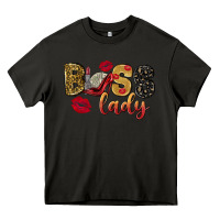 Asphalt boss lady with money Heavy Core Tee - NancyCooperArtShop