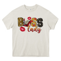 Cream boss lady with money Heavy Core Tee - NancyCooperArtShop