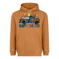 Meerkat Happy Easter truck Heavyweight Hoodie - CowhideDigitalArt