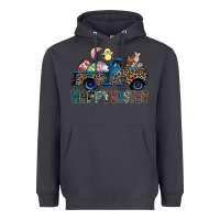 Smoke Happy Easter truck Heavyweight Hoodie - CowhideDigitalArt
