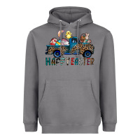 Storm Happy Easter truck Heavyweight Hoodie - CowhideDigitalArt