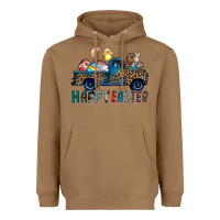 Happy Easter Truck Heavyweight Hoodie | Teevron
