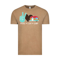 Vintage Coffee Peace Love Camp Vintage Tee - Bettercallsaul