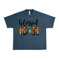 Midnight Navy blessed mom Urban Heavy Tee - JahusDesignShop