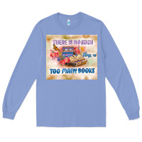 Colony Blue read book Long Sleeve Tee - TumblerDesignByShophia