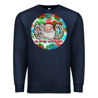 Navy With god all things are possible Premium Sweatshirt - CowhideDigitalArt