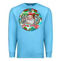Ocean Blue With god all things are possible Premium Sweatshirt - CowhideDigitalArt