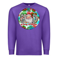 Purple With god all things are possible Premium Sweatshirt - CowhideDigitalArt