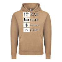 Vintage Coffee Tax Day Eat Sleep Do Taxes Repeat Gift Vintage Hoodie - Bettercallsaul