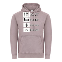 Vintage Zinc Tax Day Eat Sleep Do Taxes Repeat Gift Vintage Hoodie - Bettercallsaul