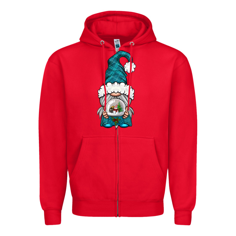 Winter Gnome With Snow Globe Zipper Hoodie by BundleAndBundleShop | Teevron