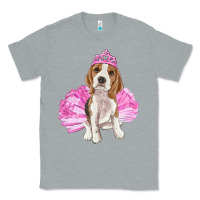Heather Grey balerina beagle with tutu Classic Tee - RanaPortraitStore