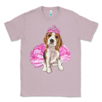 Lilac balerina beagle with tutu Classic Tee - RanaPortraitStore