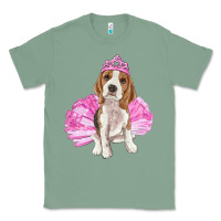 Sage balerina beagle with tutu Classic Tee - RanaPortraitStore