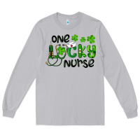 Moon Dust Saint Patricks One Lucky Nurse Long Sleeve Tee - RanaPortraitStore