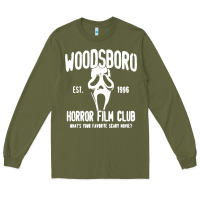 Army Green The woodsboro horror film Long Sleeve Tee - tuanDangUi