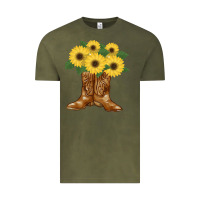 Vintage Olive cowgirl boots Vintage Tee - Bettercallsaul