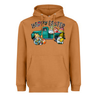 Meerkat Happy Easter truck Heavyweight Hoodie - CowhideDigitalArt