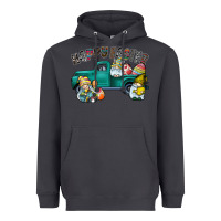 Smoke Happy Easter truck Heavyweight Hoodie - CowhideDigitalArt