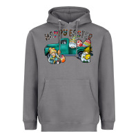 Storm Happy Easter truck Heavyweight Hoodie - CowhideDigitalArt