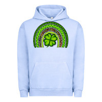 Pigment Grape Ice St. Patrick's Day Shamrock Rainbow Urban Hoodie - Artiststas