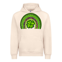 Sandshell St. Patrick's Day Shamrock Rainbow Urban Hoodie - Artiststas