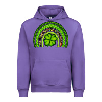 Tulip St. Patrick's Day Shamrock Rainbow Urban Hoodie - Artiststas
