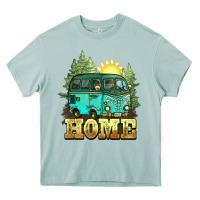 Arona camping caravan home Heavy Core Tee - NancyCooperArtShop