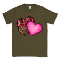 Army Green valentine's day hearts Classic Tee - RanaPortraitStore