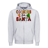 Cookies For Santa Zipper Hoodie | Teevron