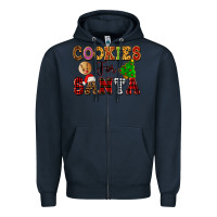Navy cookies for santa Zipper Hoodie - FaDigitalArtStudio