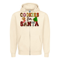 Sandshell cookies for santa Zipper Hoodie - FaDigitalArtStudio
