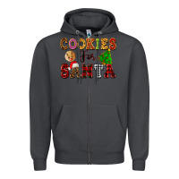 Smoke cookies for santa Zipper Hoodie - FaDigitalArtStudio