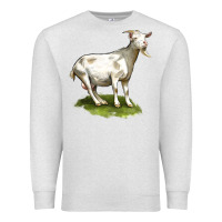 Oatmeal Heather cashmere goat Premium Sweatshirt - LillyAllenDesigns