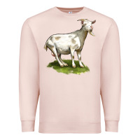 Pale Pink cashmere goat Premium Sweatshirt - LillyAllenDesigns